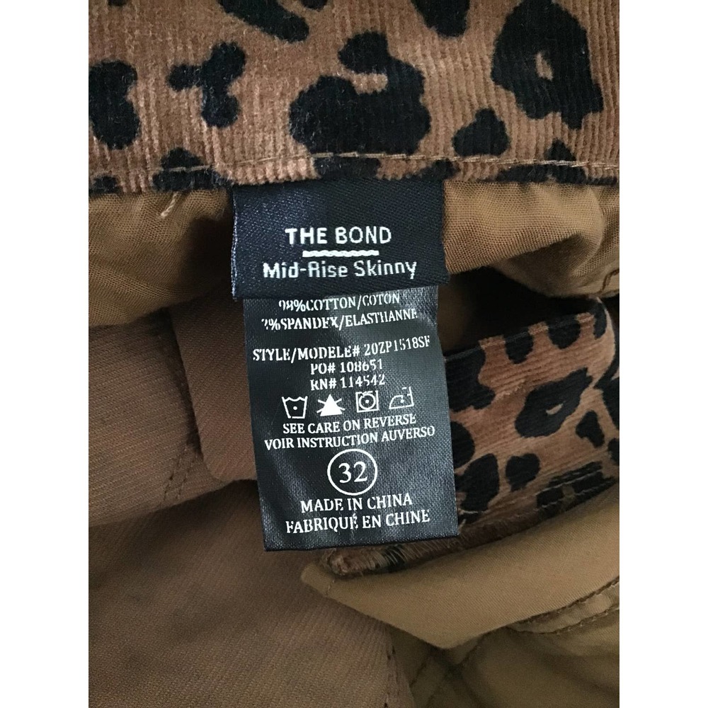 BlankNYC Leopard Print Corduroy Mid-Rise Skinny - Picture 5 of 9